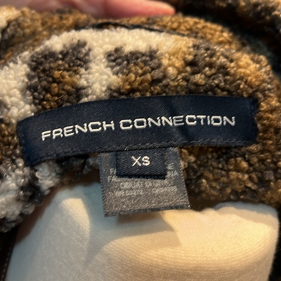 French Connection leopard faux fur NWOT - Picture 5 of 6